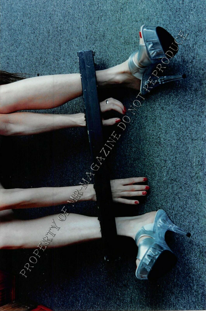 Adult Vintage 1990s Photo 4x6 Bondage Sexy Brunette Bound & Dominted 39FM