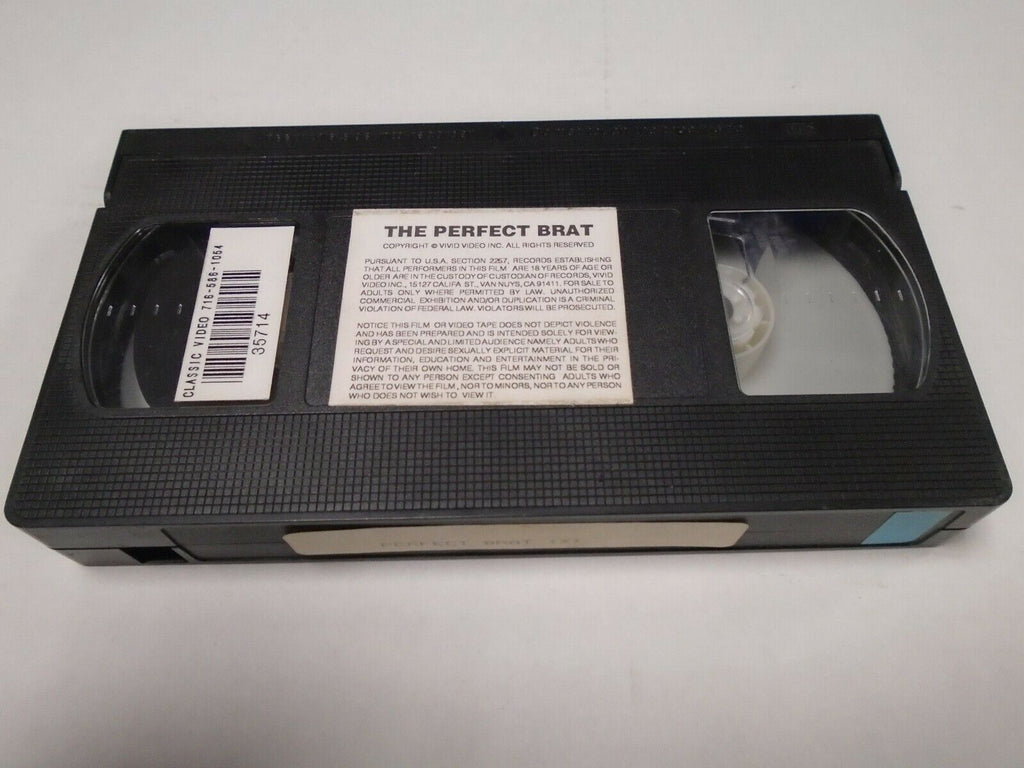 The Perfect Brat Lynn LeMay Tom Byron 1989 Adult VHS 022619AMP3