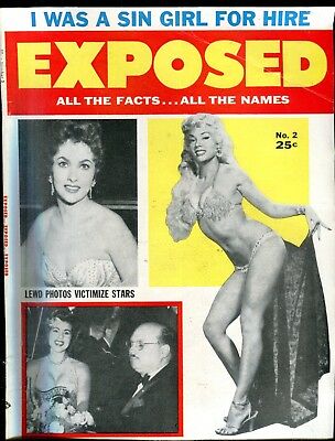 Exposed Magazine Strip Tease Queens #2 1955 061718lm-ep