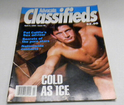 Advocate Classifieds Gay Adult Magazine #40 April 1994 ex 040814lm-ep