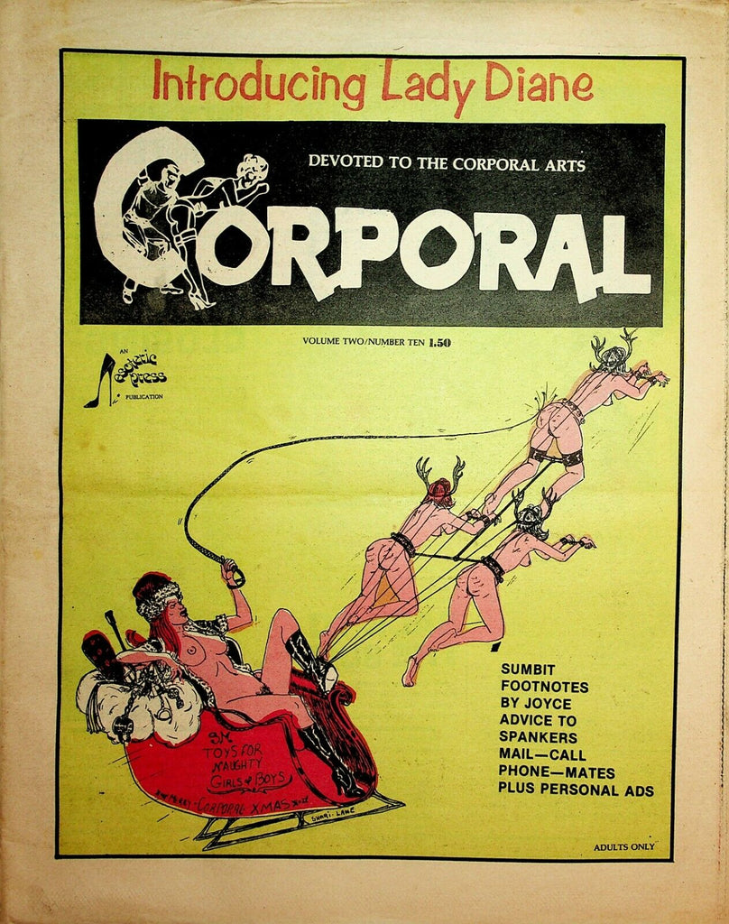 Corporal Fetish Newspaper Lady Diane vol.2 #10 1979 022120lm-ep