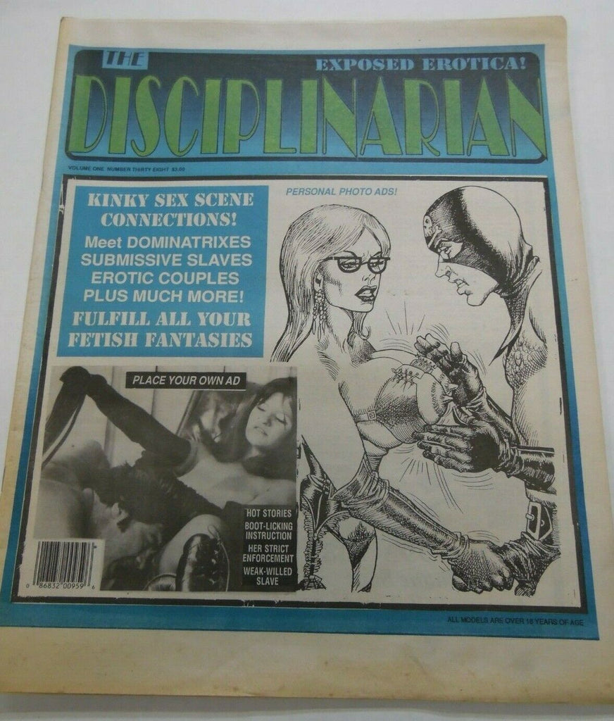 The Disciplinarian Fetish Newspaper Kinky Sex Scene! vol.1 #38 1995 013020lm-ep