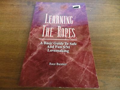 Learning the Ropes Race Bannon 1992 151 pages Erotic Novel 121215amp