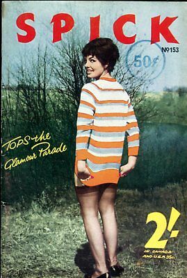 Spick Glamour Pin-Up Girls Digest Joan Russell #153 August 1966 122817lm-ep