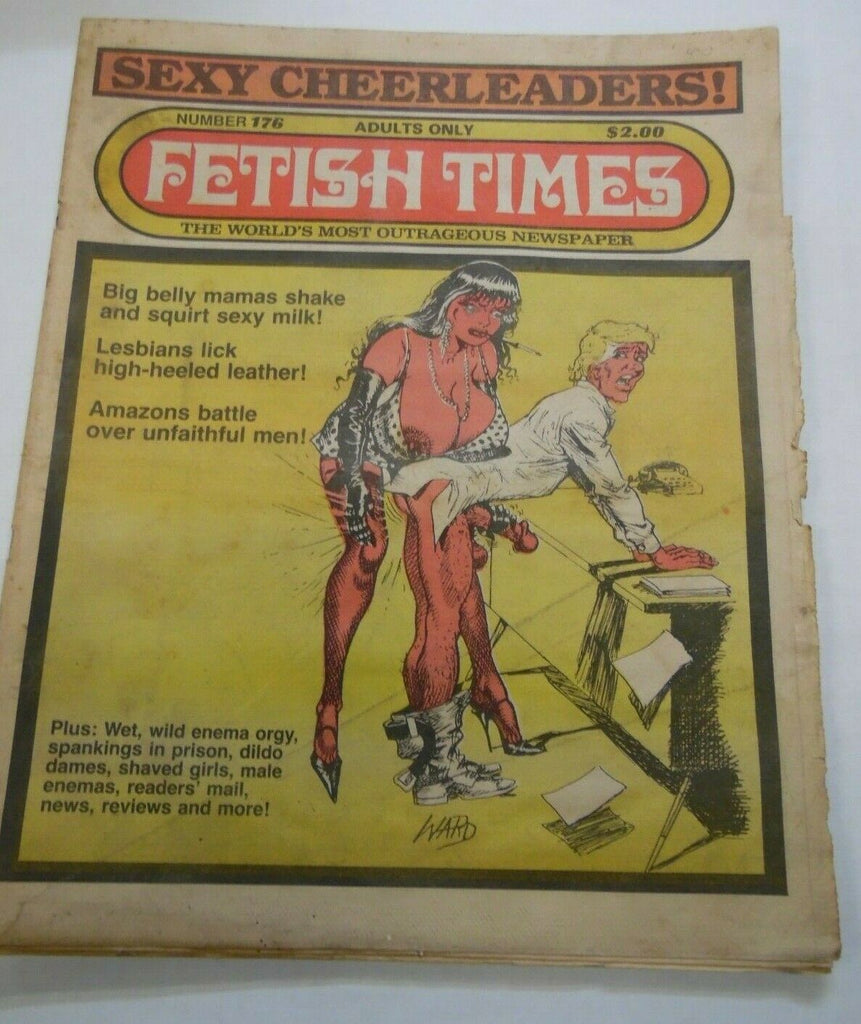 Fetish Times Newspaper Sexy Cheerleaders #176 1988 013020lm-ep