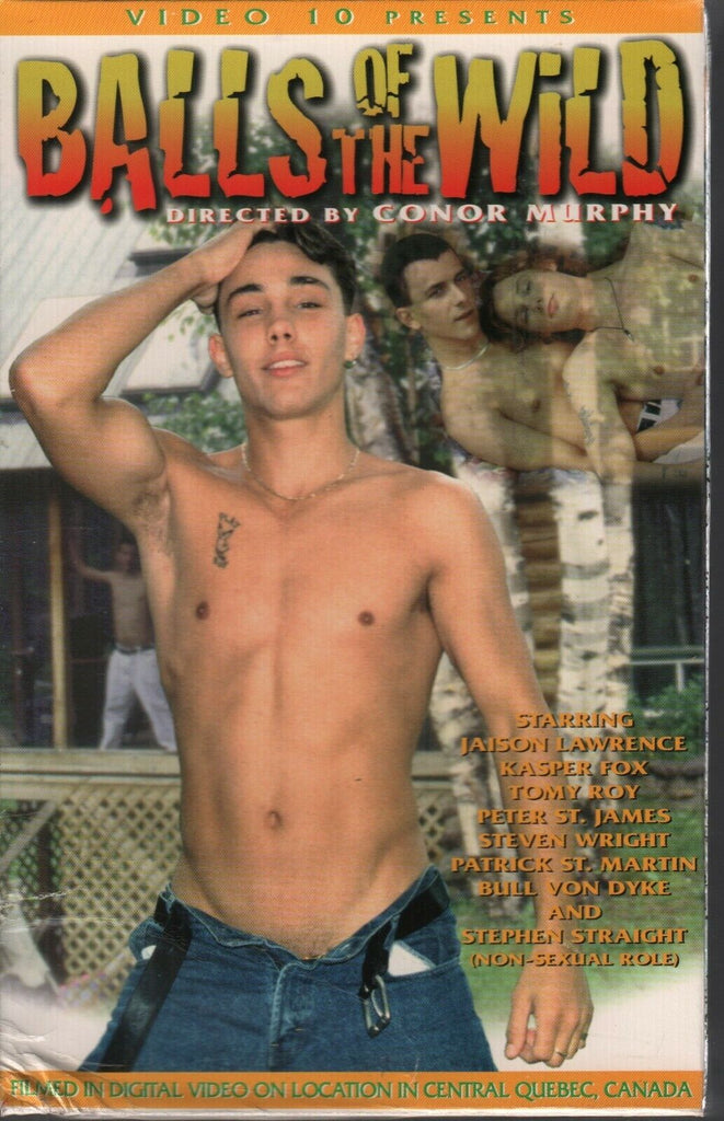 Balls of the Wild Jaison Lawrence Kasper Fox Gay Male Adult VHS 080519AMP4