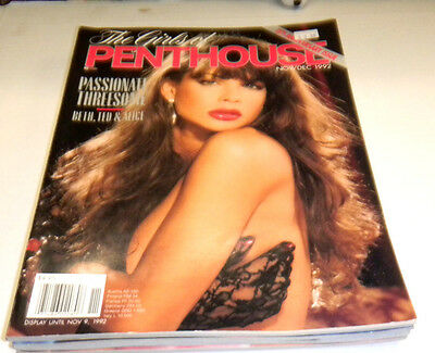 Girls Of Penthouse Adult Magazine November 1992 ex 04014lm-ep - Used