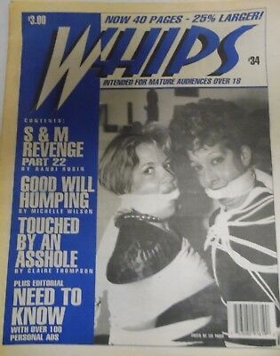 Whips Fetish Newspaper Good Will Humping #34 1990 052518lm-ep2