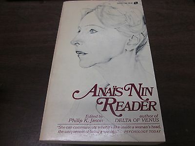 Anais Nin Reader Philip K Jason Bard Books Adult Paperback Book 070315amp