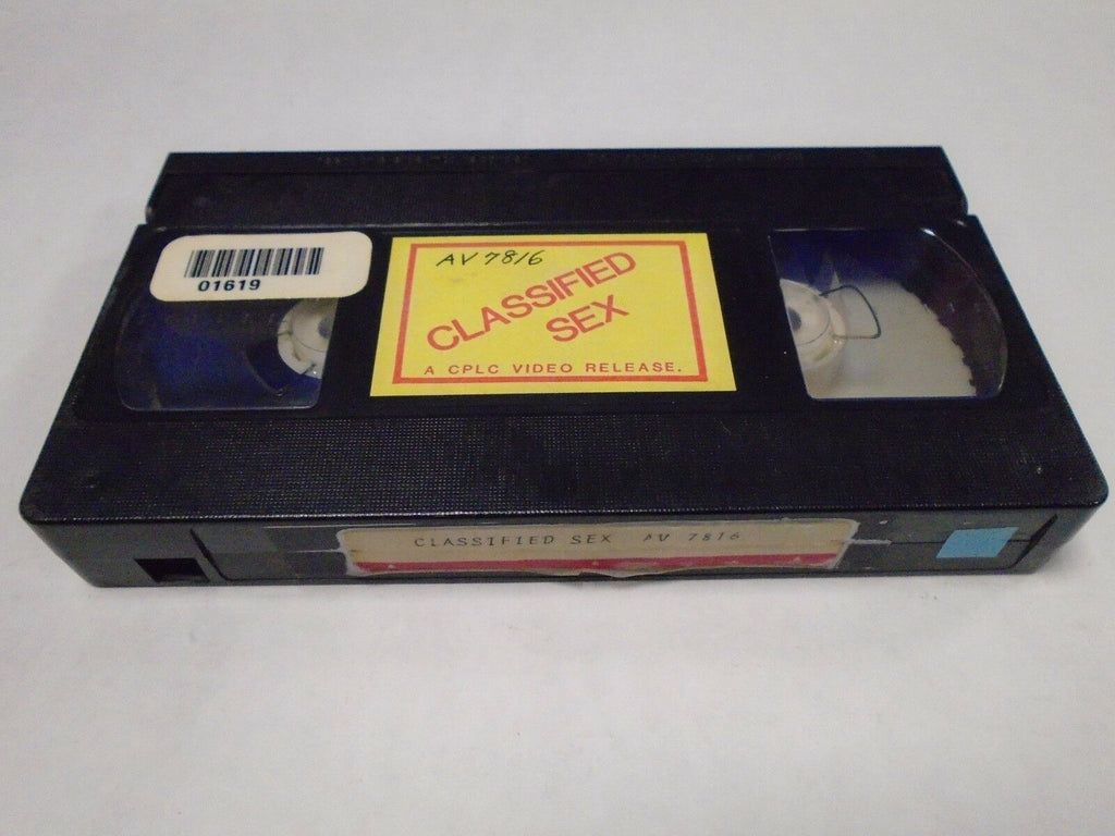 Classified Sex Rick Cassidy Keith Erickson 77mins Adult VHS 010719AMP
