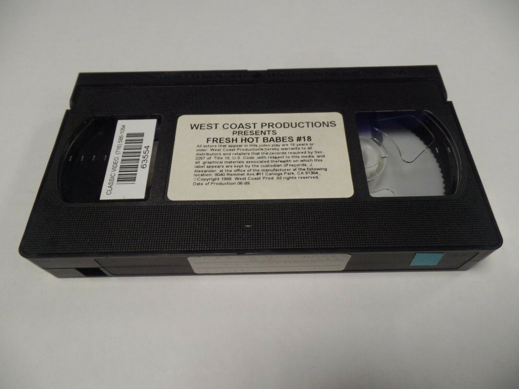 Fresh Hot Babes #18 West Coast Productions 1999 Adult VHS 022719AMP