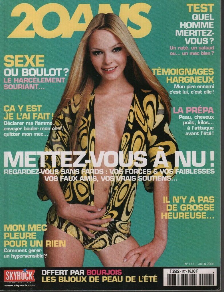 20ANS 20ANS French Adult Fashion Magazine Juin 2001 Shania Twain 092619AME - Used