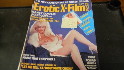 Erotic X- Film Guide Busty Adult Magazine August 1984 Candy Samples & Shauna Grant