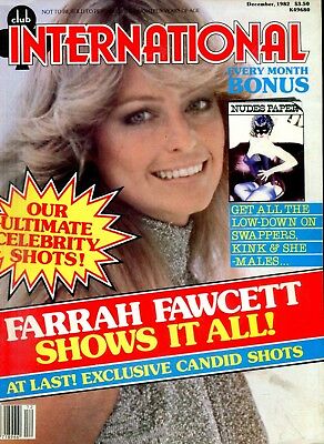 Lot Of 4 Club International Magazines 1982-1983 Farrah Fawcett 100118lm-ep2 - Used