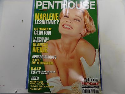 Penthouse Adult French Magazine Marlene Lesbienne? January 1995 031016lm-ep - New