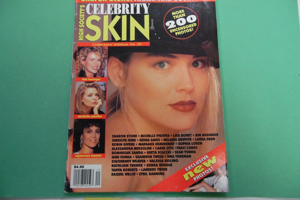 Celebrity Skin Magazine Sharon Stone #20 1992 113016lm-ep