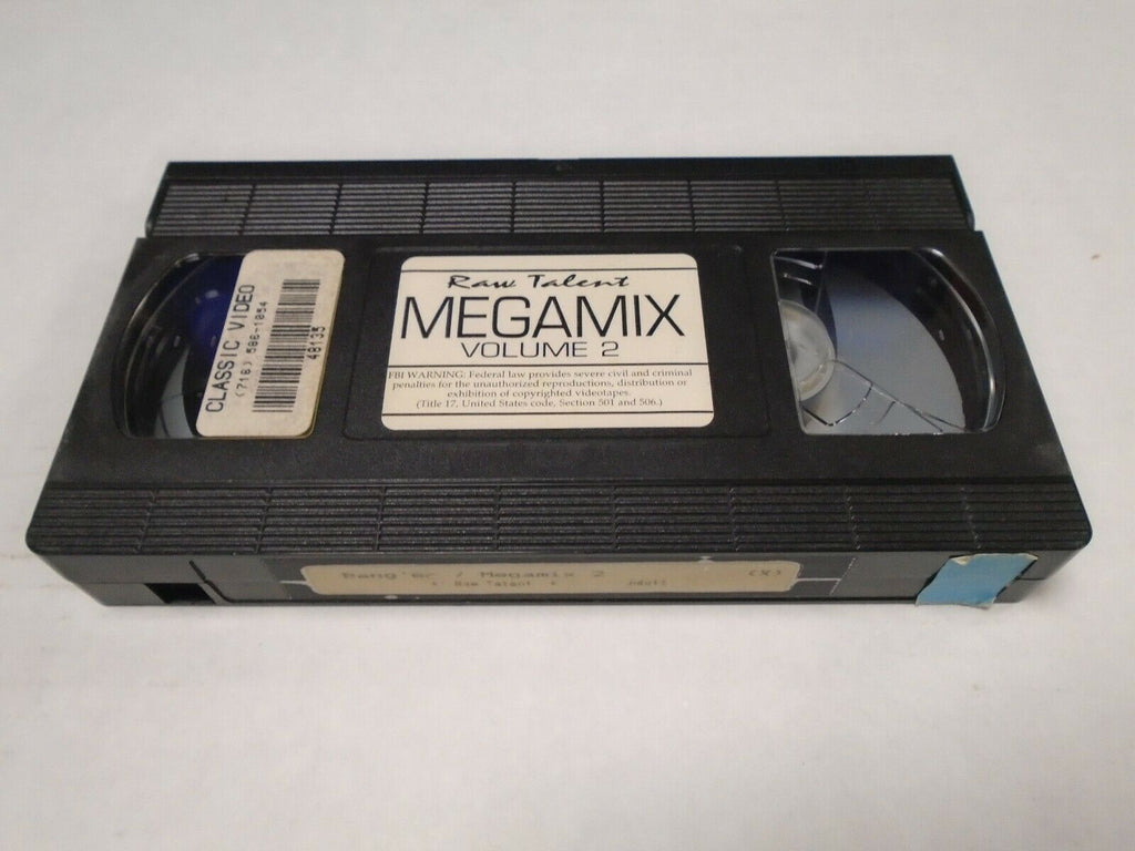 Megamix Vol 2 Raw Talent Bang'Er Adult VHS 021519AMP2