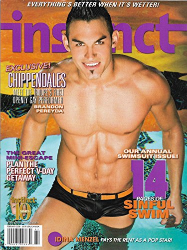 Brandon Pereyda (Chippendales Dancer) l Annual Swimsuit Issue l Gay Washington - February, 2008 Instinct