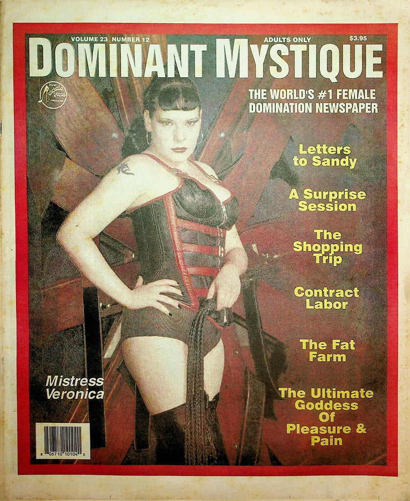 Dominant Mystique Newspaper Mistress Veronica vol.23 #12 2002 021820lm-ep
