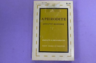 Aphrodite Adult Novel by Pierre Louys 1969 first printing 022713lm-epa