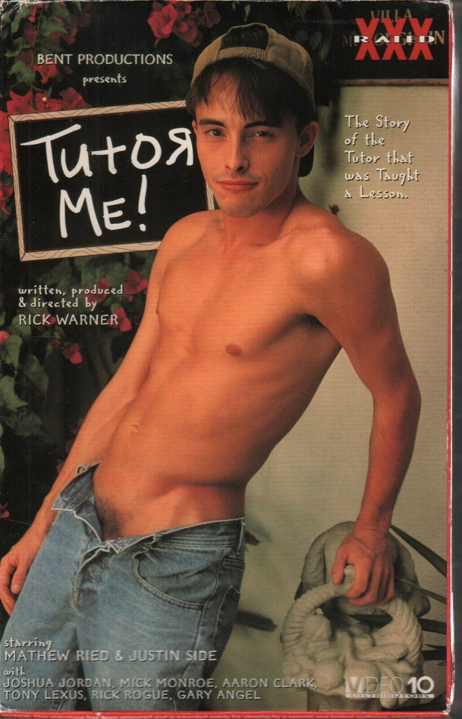 Tutor Me! Rick Warner Mathew Ried Aaron Clark Gay Male Adult VHS 103019AMP