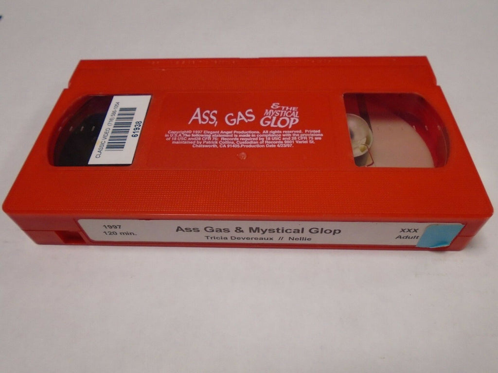 Ass Gas & Mystical Glop Tricia Deverauz Nellie 1997 120mins Adult VHS 012419AMP