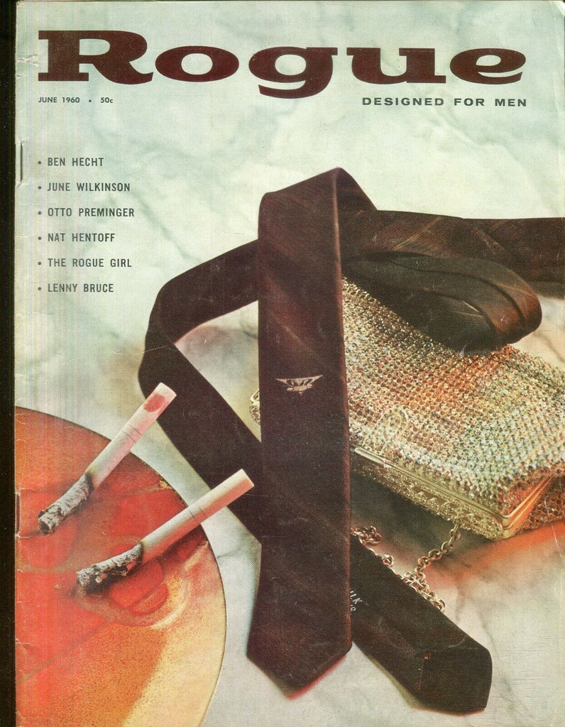 Rogue Magazine June Wilkinson / Lenny Bruce June 1960 022619lm-ep