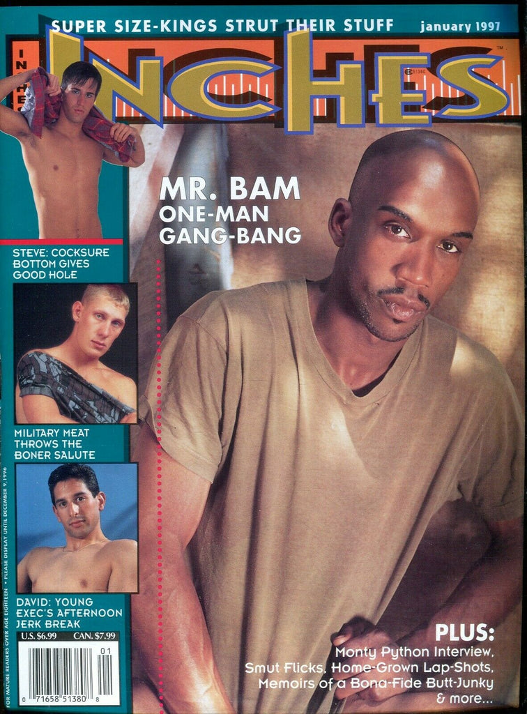 Inches Gay Magazine Mr. Bam One-Man Gang-Bang January 1997 101619lm-ep