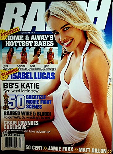 Ralph Busty Magazine Isabel Lucas September 2006