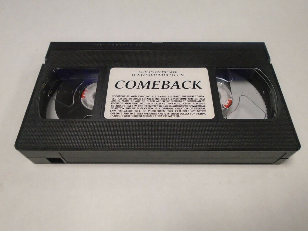 Comeback Vivid Video Adult VHS 072419AMP