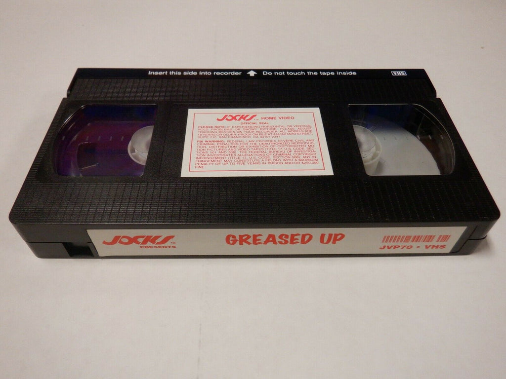 Greased Up Buck Yeager, Jake Andrews Jocks Gay Male VHS 082020AMP
