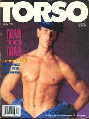 Torso Gay Adult Magazine "Man to Man" January 1992