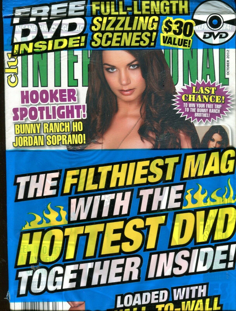 Club International Magazine October 2012 new/sealed 061019lm-ep2