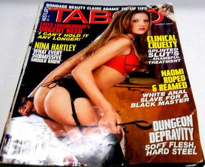 Taboo Busty Adult Magazine "Nina Hartley" March 2007 gd060313Lm-ep