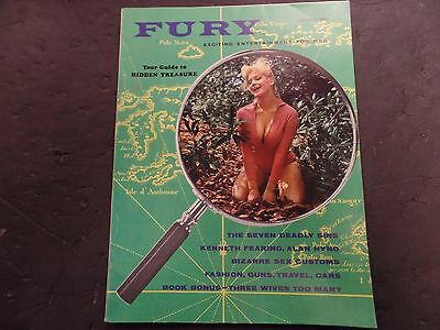 Fury Busty Adult Magazine Jean Brande September 1962 ex 012016lm-ep