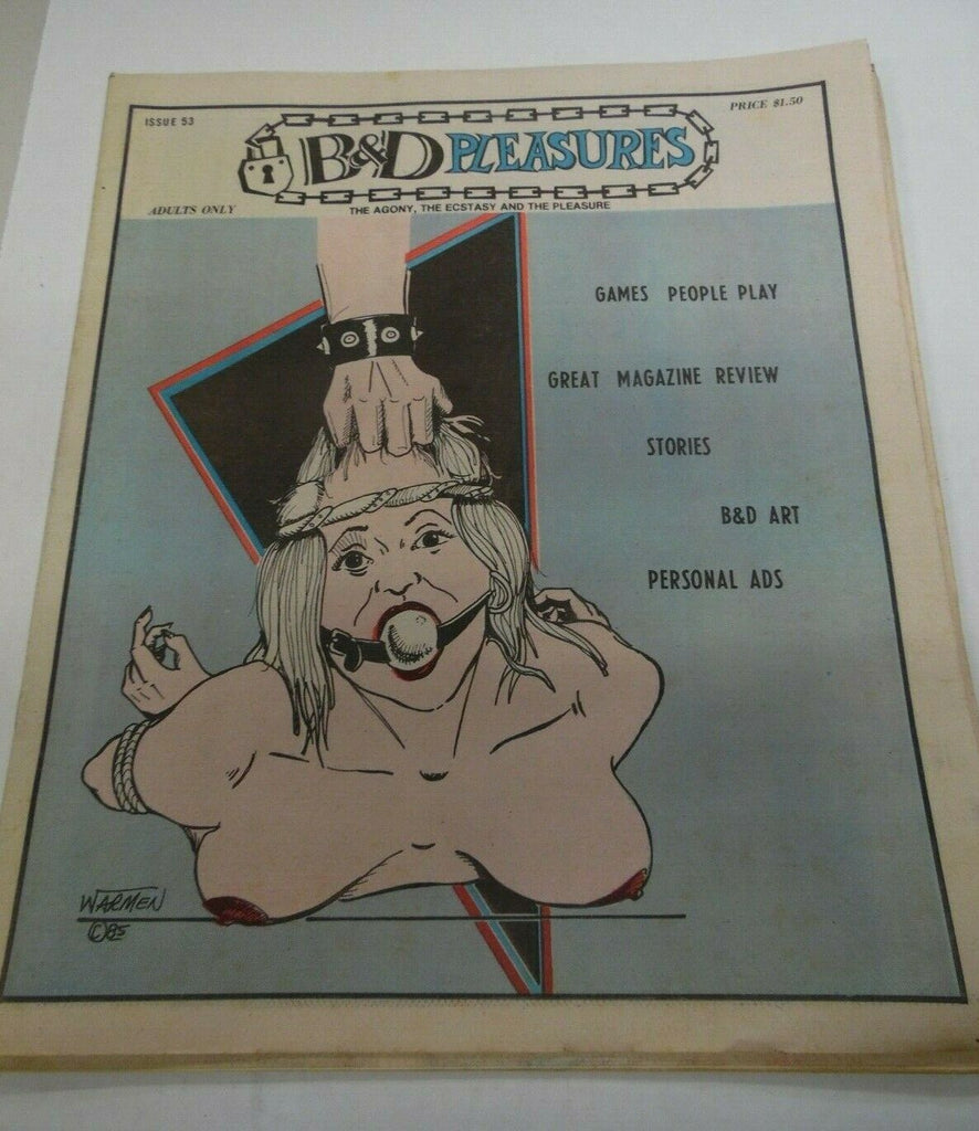 B&D Pleasures Newspaper Games People Play #53 1986 122419lm-ep