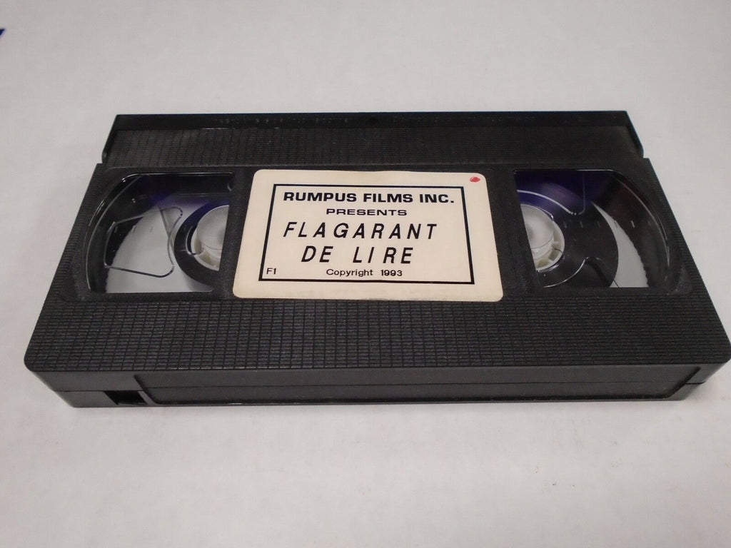 Flagarant De Lire Rumpus Films 1993 Adult VHS 010819AMP
