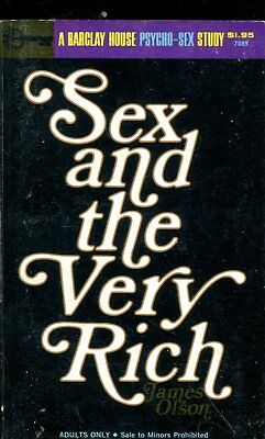 Sex and the Very Rich Adult Novel by James Olson 1970 011518lm-ep