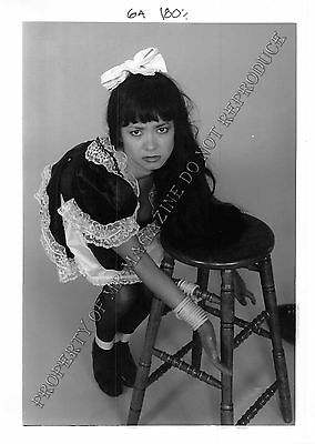 Adult 1990s B&W Photo 5x7 Bondage Beautiful Asian Maid Bound with Rope 256MM