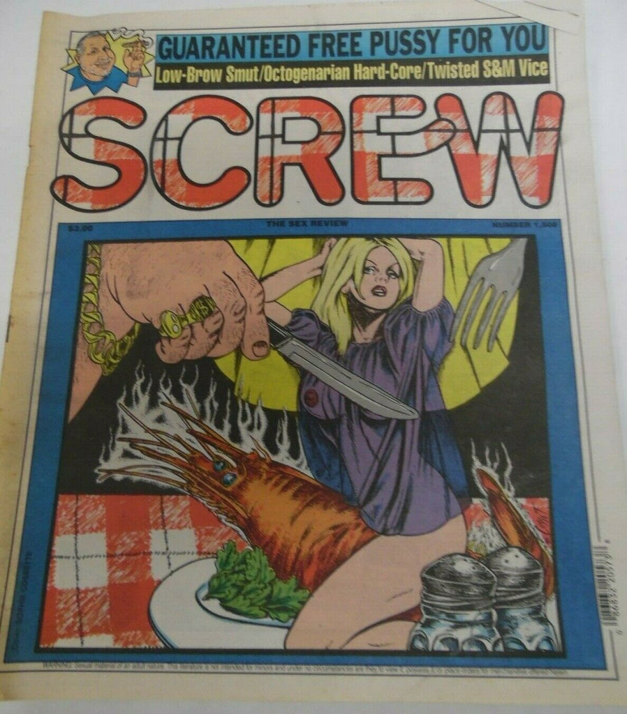 Screw Newspaper Guaranteed Free Pussy #1508 January 26, 1998 121219lm-ep