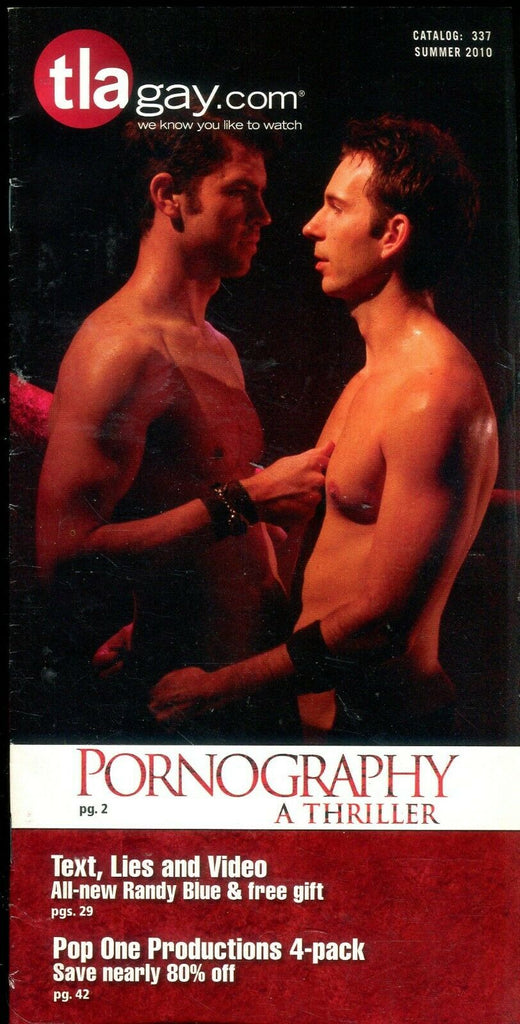 TLA Gay.Com Catalog Pornography A Thriller #337 Summer 2010 110119lm-ep