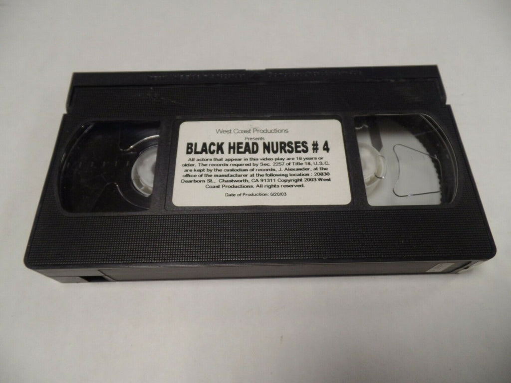 Black Head Nurses #4 West Coast Prod 2003 Adult VHS 053019AMP