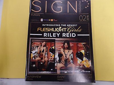 Sign Europe Adult Entertainment Catalog Riley Reid #2 2016 042016lm-ep
