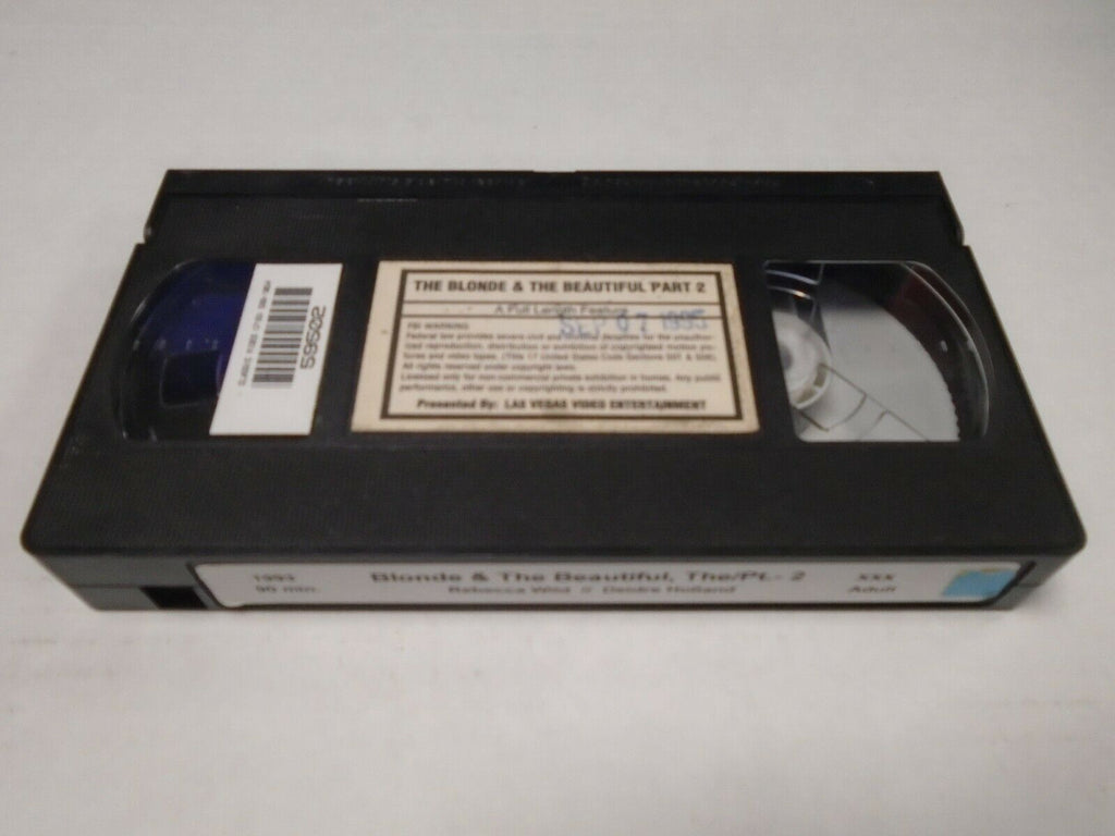 Blonde & the Beautiful Rebecca Wild Deidre Holland 1993 90m Adult VHS 032219AMP2