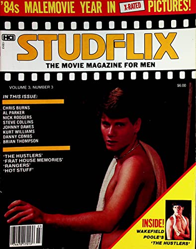 Studflix Gay Men's Magazine Centerfold Guys Danny Parks & Joe Craig vol.3#3 1984