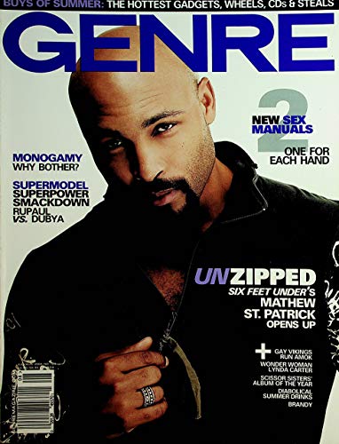 Genre Gay Magazine Unzipped Six Feet Under's Mathew St. Patrick July 2004