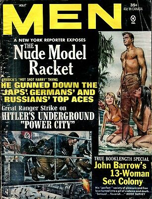 Men Magazine The Nude Model Racket May 1964 100818lm-ep