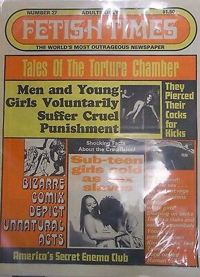 Fetish Times Adult Newspaper Torture Chamber #27 1976 030417mag lm-ep