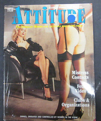 Attitude Adult Magazine Mistress Contacts #8 vg 062315lm-ep