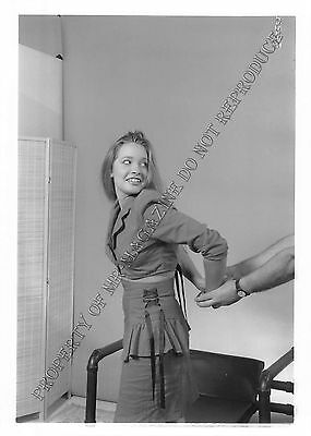 Adult 1990s B&W Photo 5x7 Bondage Beautiful Blonde Being BOund & Dominated 65NX